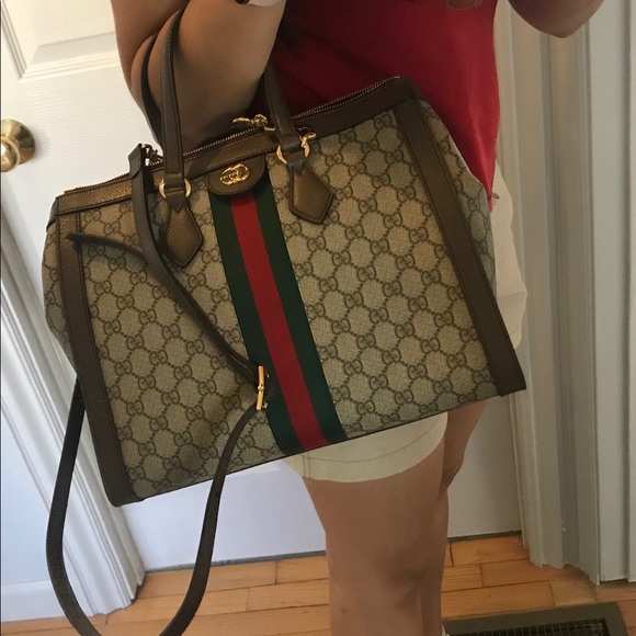 Authentic Ophidia Gucci Medium top handle bag - Picture 5 of 9